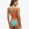 Bas de bikini moulant à rayures