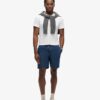Bermuda indigo shorts