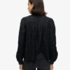 Blouse à manches longues en dentelle tissée Blouse à manches longues en dentelle tissée