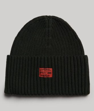 Bonnet tricoté de style travail