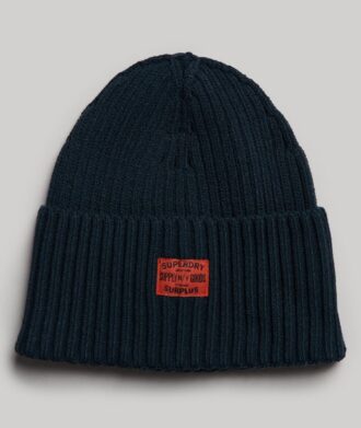 Bonnet tricoté de style travail