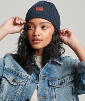 Bonnet tricoté de style travail
