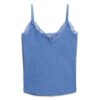 Caraco en Organic Cotton à côtes et dentelle Caraco en Organic Cotton à côtes et dentelle