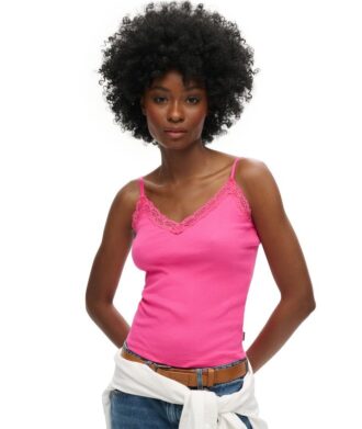 Caraco en Organic Cotton à dentelle et côtes