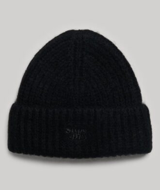 Chapeau en tricot côtelé