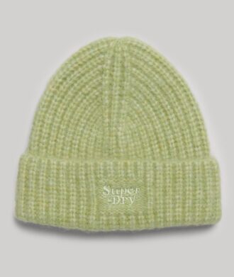 Chapeau en tricot côtelé