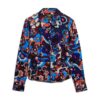 Chemise ajustée imprimée style années 70 Chemise ajustée imprimée style années 70