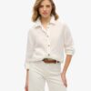 Chemise boyfriend décontractée en lin Chemise boyfriend décontractée en lin