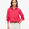 Chemise boyfriend décontractée en lin Chemise boyfriend décontractée en lin