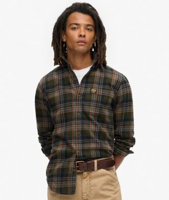Chemise de bûcheron en coton à manches longues Chemise de bûcheron en coton à manches longues