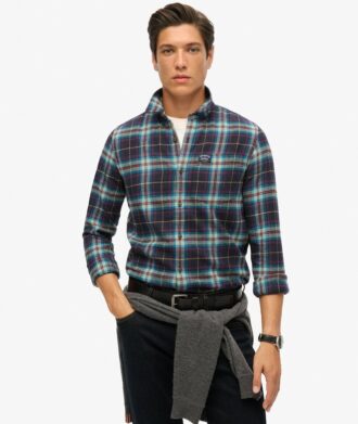 Chemise de bûcheron en coton à manches longues