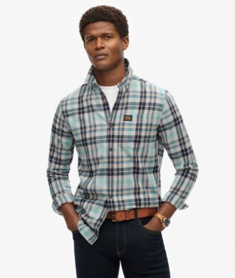 Chemise de bûcheron en coton à manches longues