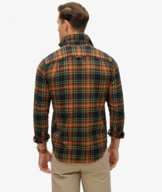 Chemise de bûcheron en coton à manches longues