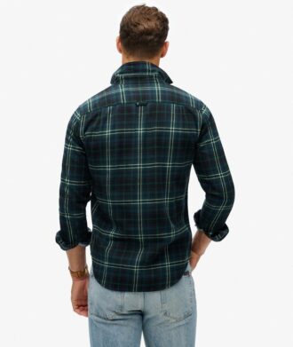 Chemise de bûcheron en coton à manches longues