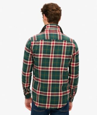 Chemise de bûcheron en coton à manches longues