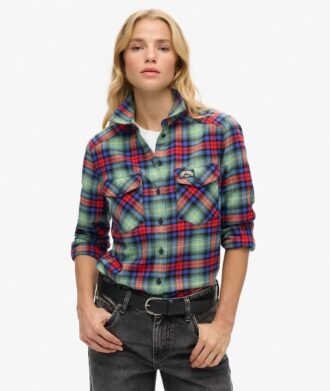Chemise en flanelle à carreaux de bûcheron