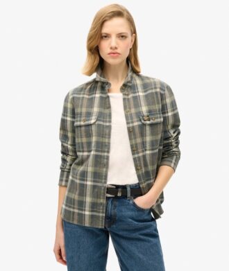 Chemise en flanelle à carreaux de bûcheron