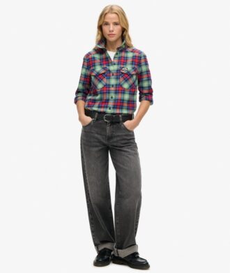 Chemise en flanelle à carreaux de bûcheron