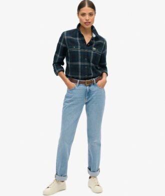 Chemise en flanelle à carreaux de bûcheron