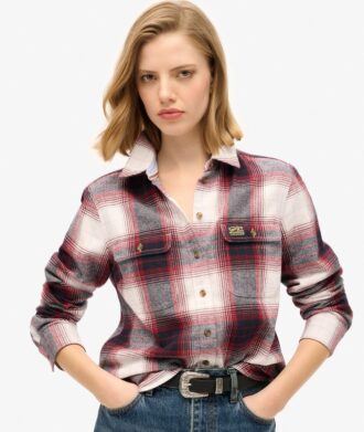 Chemise en flanelle à carreaux de bûcheron