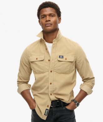 Chemise en velours côtelé coupe décontractée Trailsman