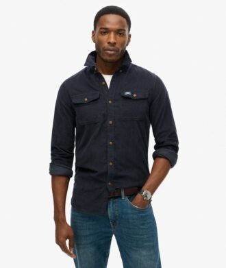 Chemise en velours côtelé à coupe décontractée Trailsman