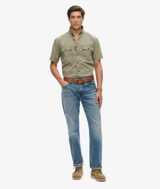 Chemise militaire à manches courtes
