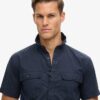 Chemise militaire à manches courtes Chemise militaire à manches courtes