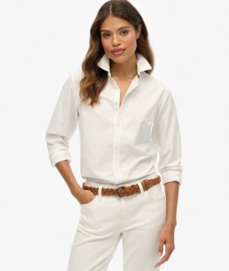 Chemise slim à manches longues Oxford Chemise slim à manches longues Oxford