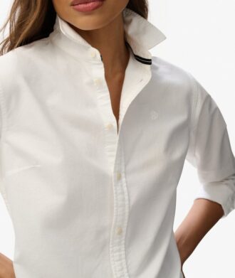Chemise slim à manches longues Oxford Chemise slim à manches longues Oxford