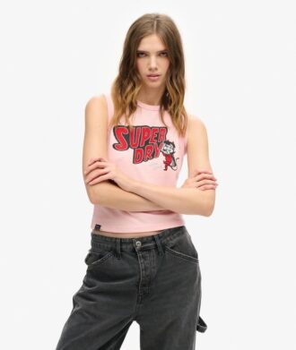 Débardeur slim rétro orné