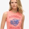 Débardeur Superdry X Komodo Classic Dragon Vest Top Débardeur Superdry X Komodo Classic Dragon Vest Top