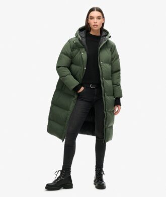 Doudoune longue à capuche Hooded