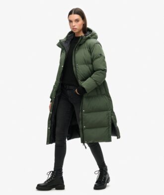 Doudoune longue à capuche Hooded