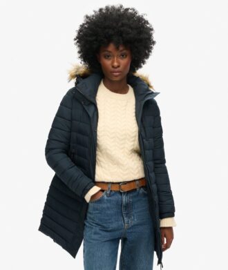 Doudoune mi-longue Hooded Puffer Fuji