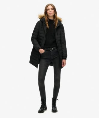 Doudoune mi-longue Hooded Puffer Fuji