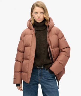Doudoune sportive mi-longue Hooded Puffer