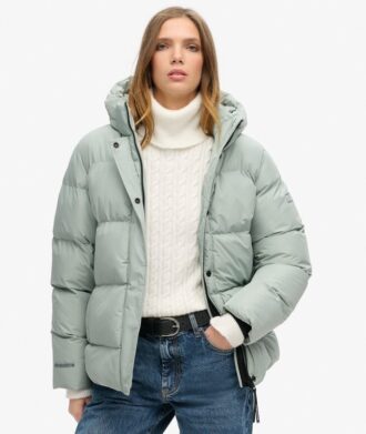 Doudoune sportive mi-longue Hooded Puffer