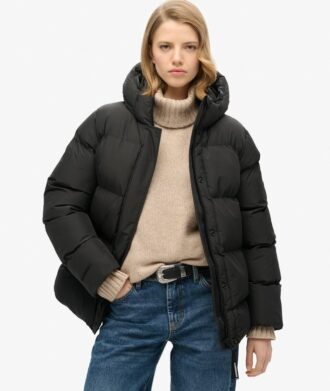 Doudoune sportive mi-longue Hooded Puffer