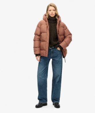 Doudoune sportive mi-longue Hooded Puffer