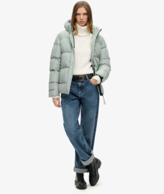 Doudoune sportive mi-longue Hooded Puffer