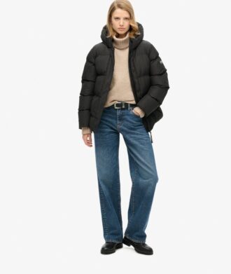 Doudoune sportive mi-longue Hooded Puffer