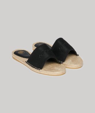Espadrilles à lanières en toile