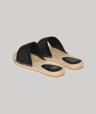 Espadrilles à lanières en toile
