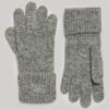 Gants en tricot côtelé Gants en tricot côtelé