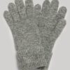 Gants en tricot côtelé Gants en tricot côtelé