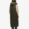 Gilet long à capuche en ripstop Gilet long à capuche en ripstop