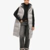 Gilet matelassé long Hooded Gilet matelassé long Hooded