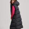 Gilet matelassé long Hooded Gilet matelassé long Hooded