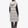 Gilet matelassé long Hooded Gilet matelassé long Hooded